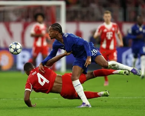 The Blues' boss fumes after the German giants center-back Jonathan Tah escapes red card in UCL loss