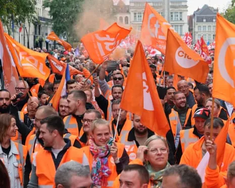 Nationwide Strike Action Sees Vast Numbers Taking to the Streets Throughout France